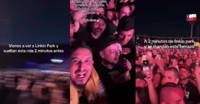 Fans de Linkin Park en Chile corean Golden