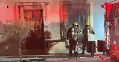 Incendio en colonia Centenario