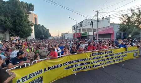 Marchan para ampliar la tarifa de invierno