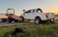 Volcamiento de camioneta deja personas lesionadas de gravedad en Bcum