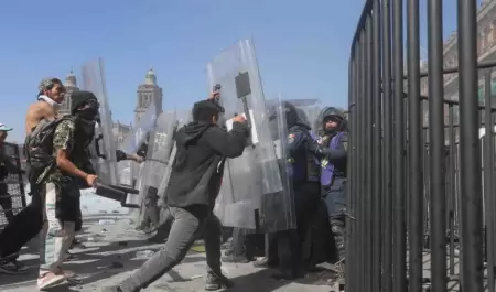 Hechos violentos en el Zcalo