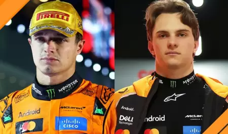 Lando Norris y Oscar Piastri