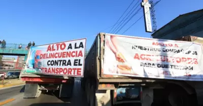 Bloqueo de transportistas