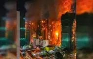 Incendio en complejo habitacional de Hong Kong dej al menos 36 personas sin vida
