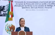 Gracias por sostener a la patria en los momentos ms duros: Sheinbaum reconoce a personal que atendi al pueblo de Mxico tras las lluvias intensas