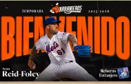 Naranjeros refuerzan su bullpen con el MLB Sean Reid-Foley