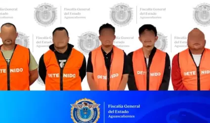 Detenidos en Aguascalientes
