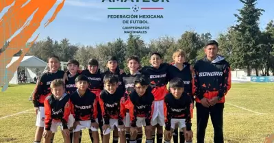 El equipo varonil representativo de Sonora de la categora Sub 11