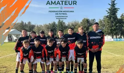 El equipo varonil representativo de Sonora de la categor�a Sub 11