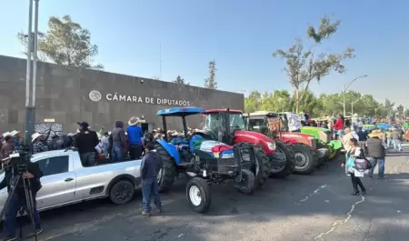 Bloqueos de productores en San Lzaro