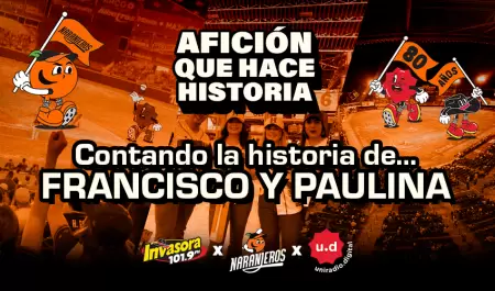 Aficionado pidi a Paulina ser su novia durante final de Naranjeros.