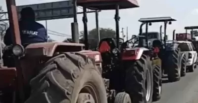 Protesta de agricultores