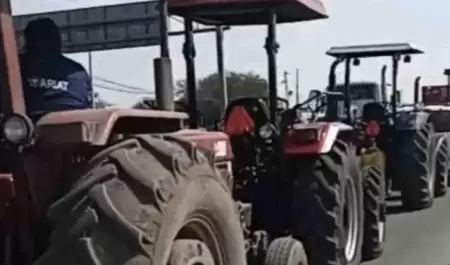 Protesta de agricultores