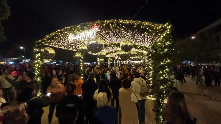 Iluminación navideña en el Centro Histórico