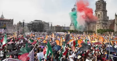 Concentracin en el Zcalo