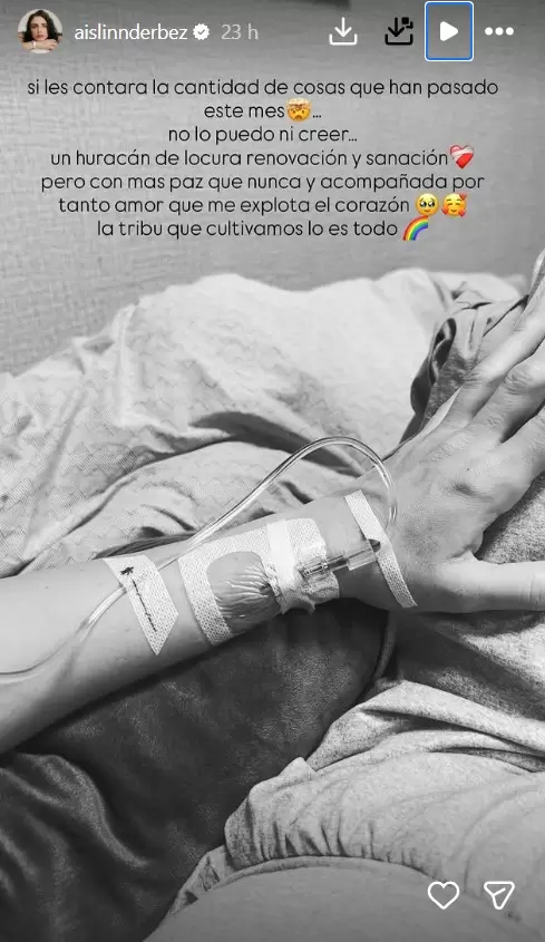 Aislinn Derbez fue operada tras la muerte de su mamá