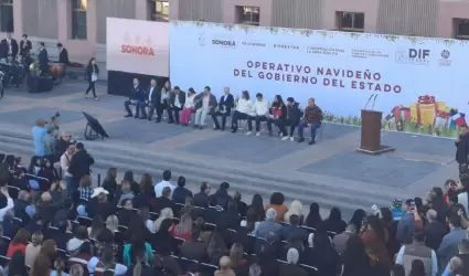 Arranca operativo navideo del Gobierno de Sonora
