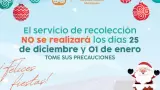 Servicio de recolecci�n de basura