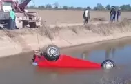 �TRAGEDIA! Cuatro j�venes fallecen al caer veh�culo a un canal en Navojoa