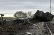 Descarrila tren en Nogales con carga de jarabe de ma�z