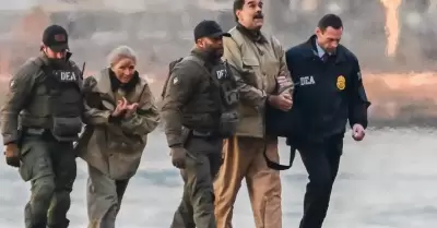 Nicol�s Maduro y su esposa Cilia Flores