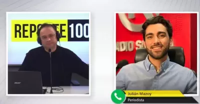Entrevista al periodista Juli�n Mazoy, retenido en Venezuela