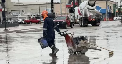 Construcci�n de paso a desnivel