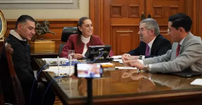 Claudia Sheinbaum sostiene llamada telef�nica con Donald Trump
