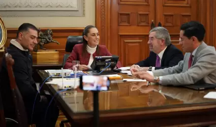 Claudia Sheinbaum sostiene llamada telef�nica con Donald Trump