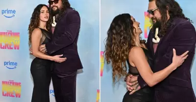 Jason Momoa y Adria Arjona.