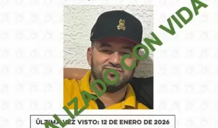 Localizan con vida a V�ctor Hugo