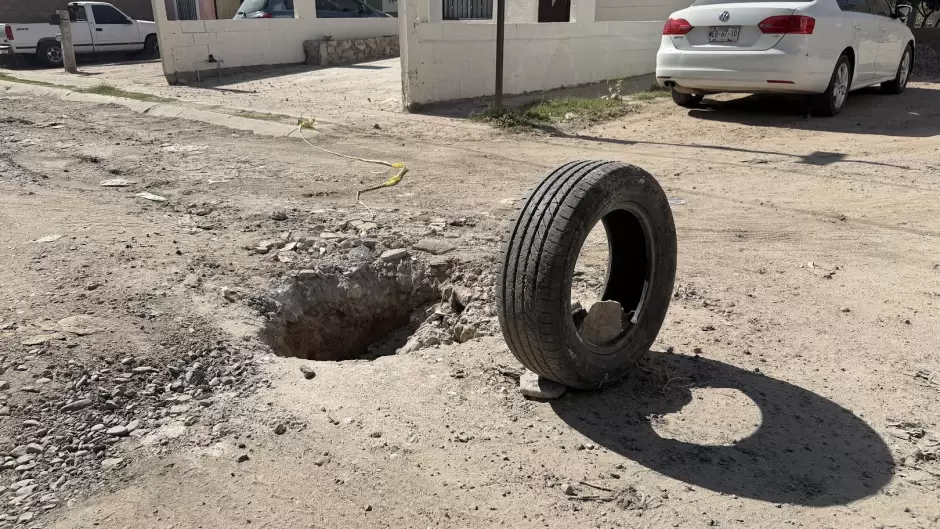Deterioro de las calles en Hermosillo