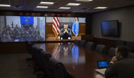 Pete Hegset, secretario de Guerra de EU