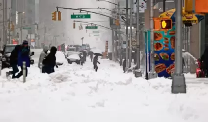 Tormenta invernal en Estados Unidos.