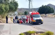 Motociclista resulta con lesiones leves tras participar en choque al norte de Hermosillo
