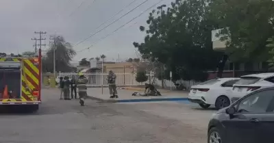 Fuga de gas en el Laboratorio Estatal de Salud P�blica