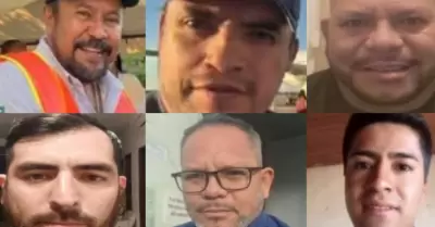 Mineros desaparecidos