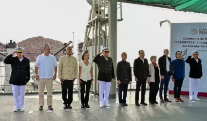 Claudia Sheinbaum y Alfonso Durazo en visita a Guaymas