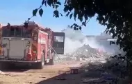 Reportan incendio en basurero clandestino al norte de Hermosillo