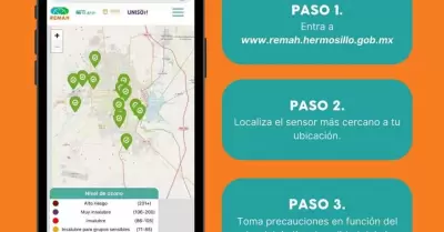 Red de monitoreo de calidad del aire.