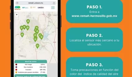 Red de monitoreo de calidad del aire.