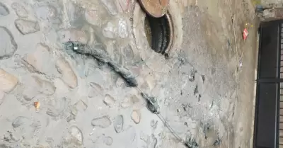 Taponamientos en la red sanitaria.