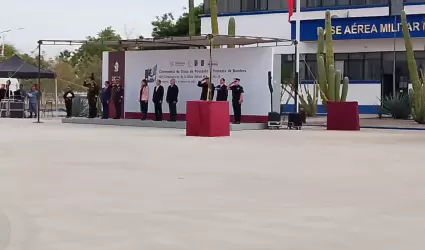 Cambio de mando en la Base A�rea N�mero 18 de la Fuerza A�rea Mexicana