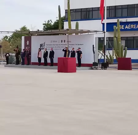 Cambio de mando en la Base A�rea N�mero 18 de la Fuerza A�rea Mexicana