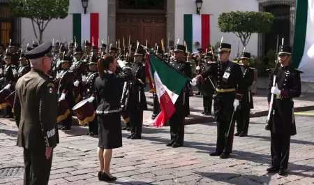 Acompa�a gobernadora Marina del Pilar a Claudia Sheinbaum Pardo en el 109 aniver