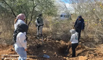 Buscadoras por la Paz localizan restos humanos