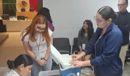Vacunaci�n en el Congreso de Sonora