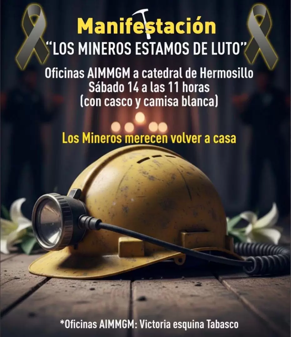 Manifestaci�n del sector minero