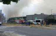 Suspenden actividades en seis comercios cercanos al incendio en Sam's Club