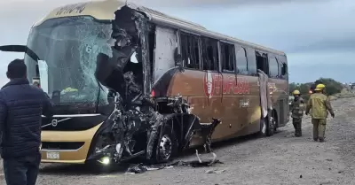 Choque de autob�s de Tufesa